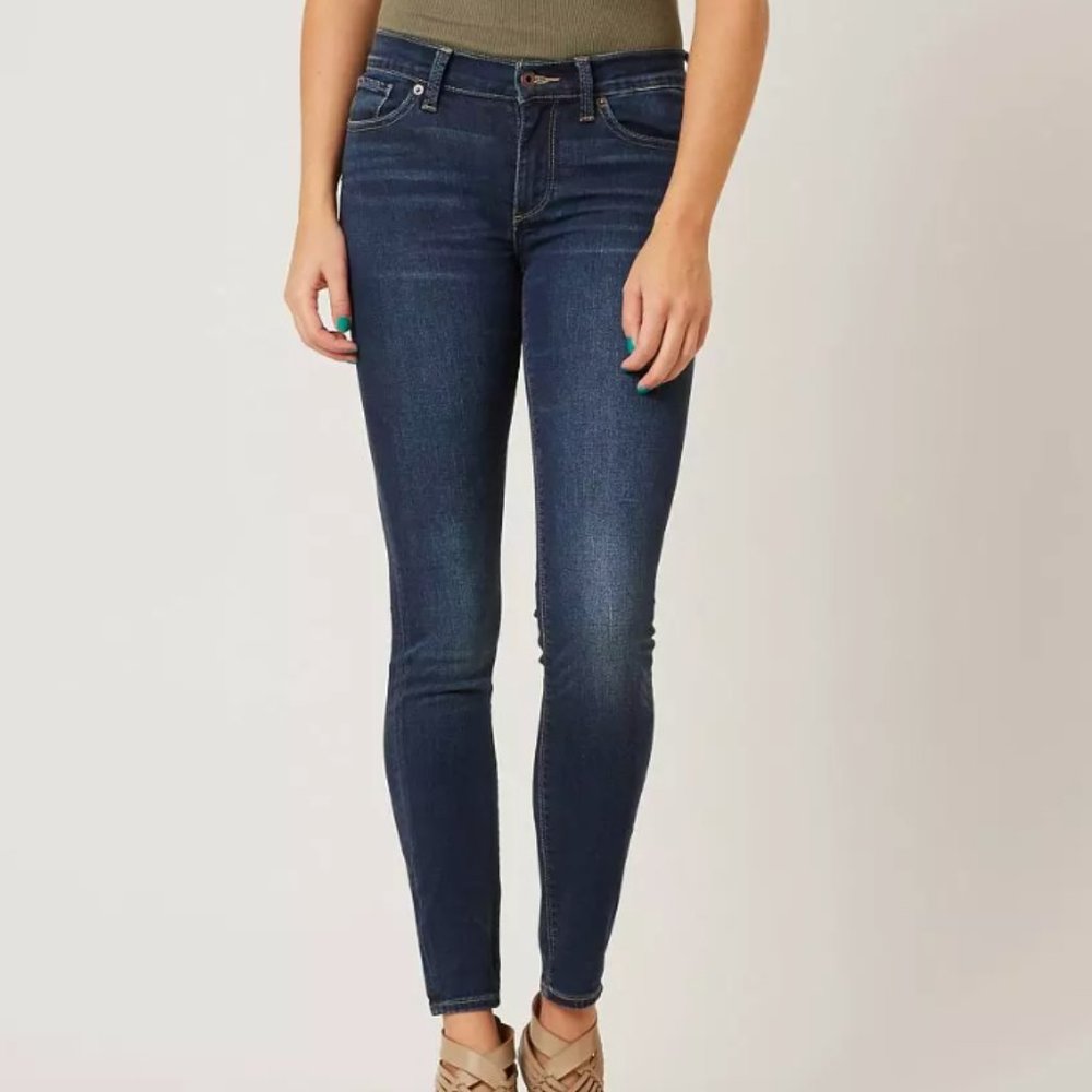 Lucky Brand Dark Wash Brooke Ankle Skinny Stretch Jeans - Size 0/25